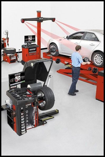 Automated wheel balancing machine