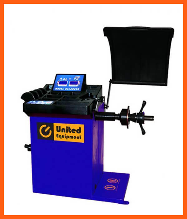 Modern automotive wheel balancer equipment