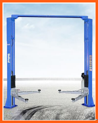 2 Post lift clear floor